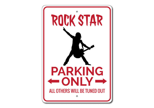 Rock Star Parking Sign