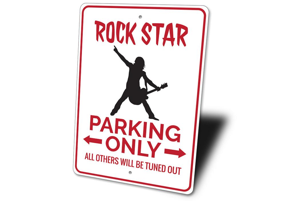 Rock Star Parking Sign