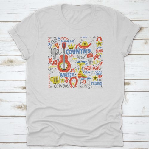 Country Music Illustration Tshirt