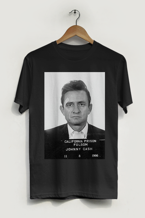 Johnny Cash Mugshot T-Shirt